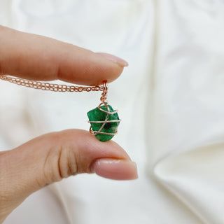 Emerald - Rose Gold (22 inch length)