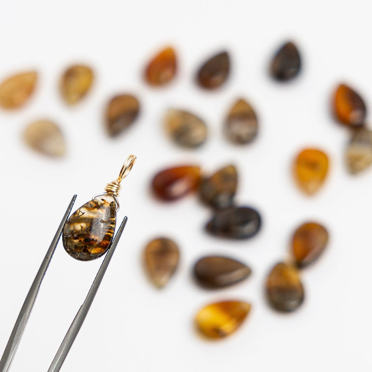 Montana Agate for Calm & Steady - Crystal Charm