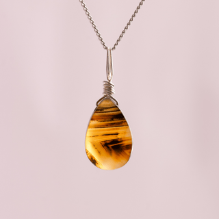 Montana Agate for Calm & Steady - Crystal Charm