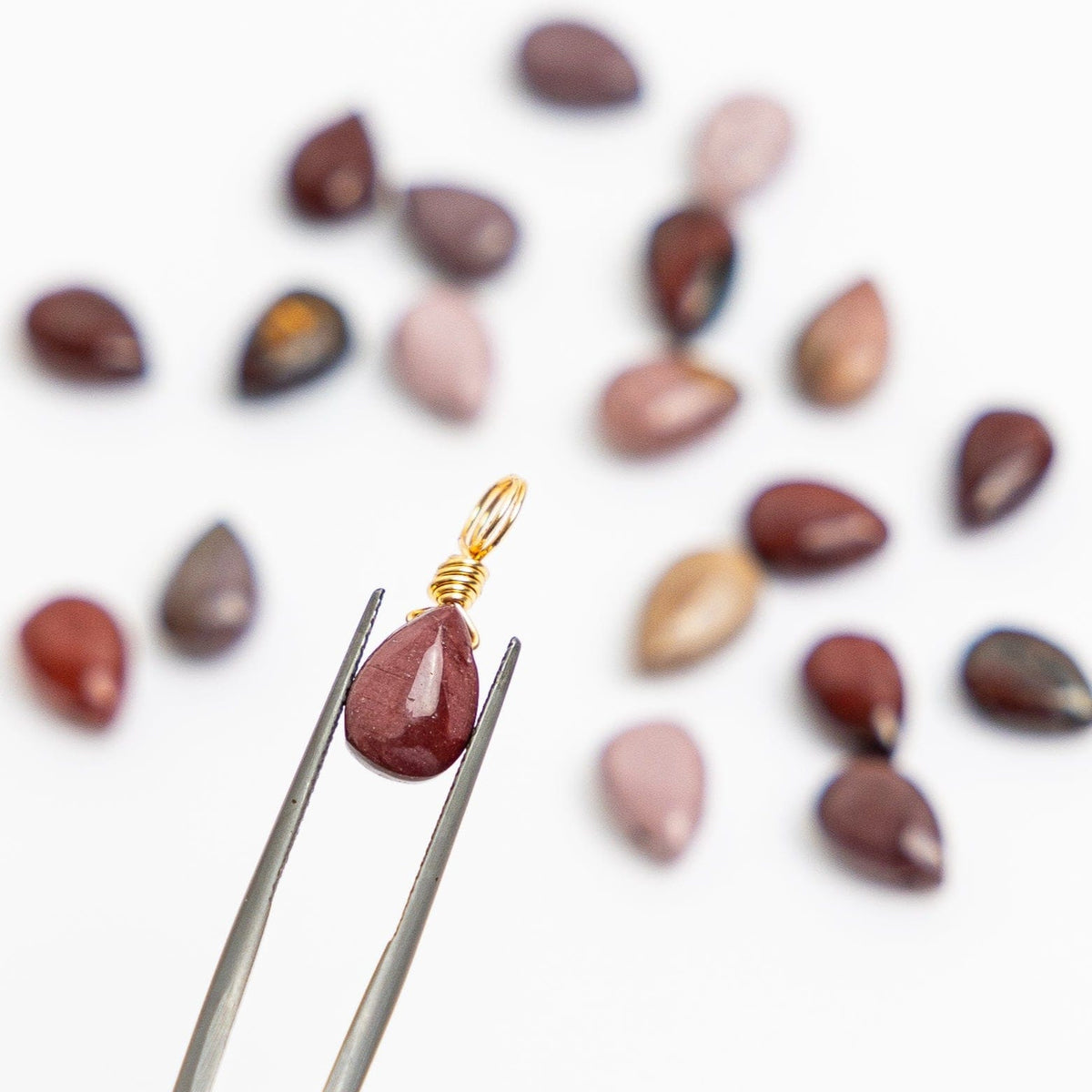 Mookaite Jasper for Procrastination - Crystal Charm