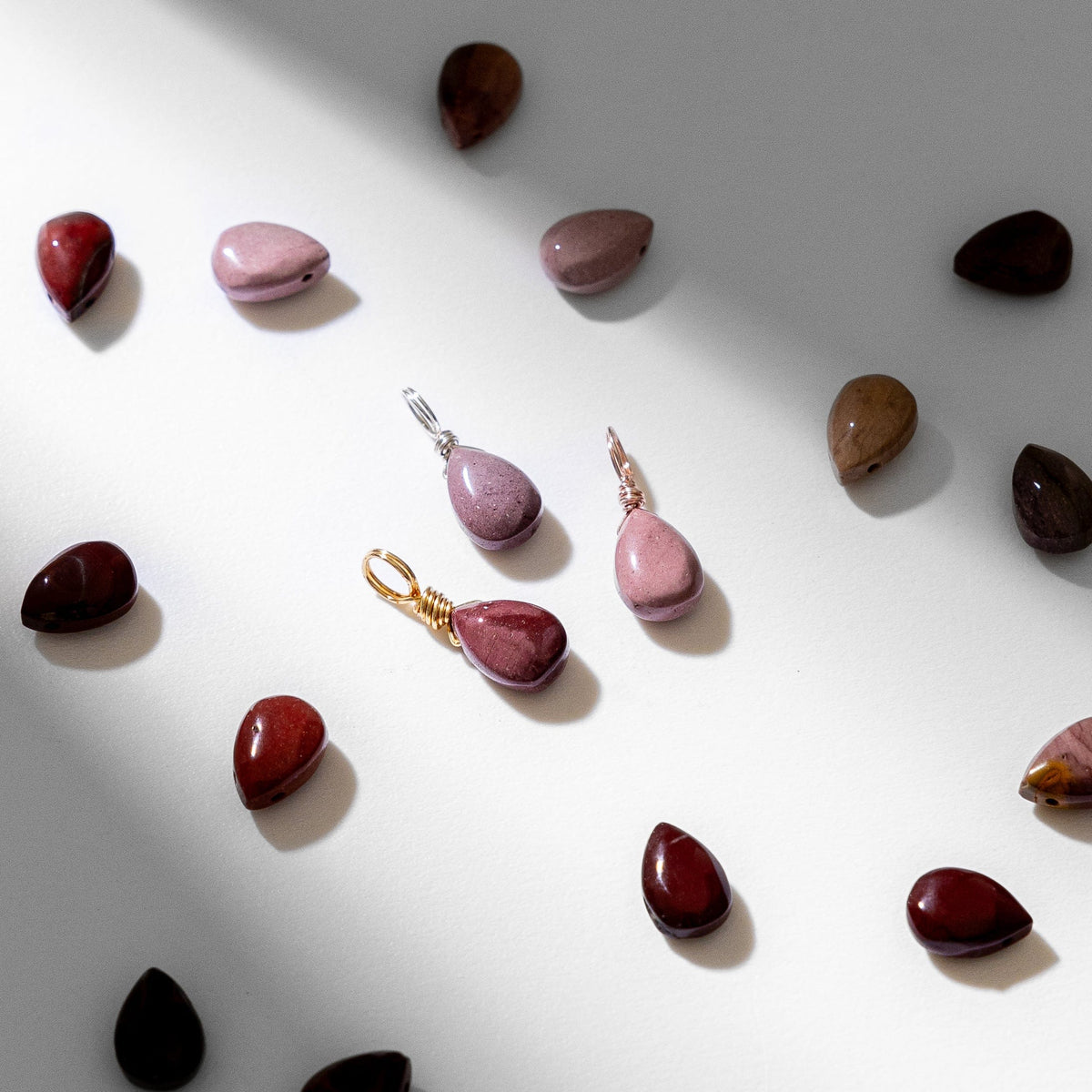 Mookaite Jasper for Procrastination - Crystal Charm