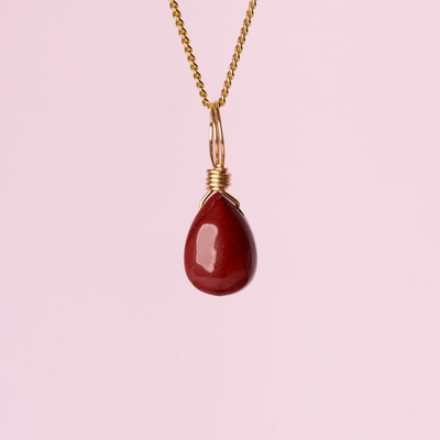 Mookaite Jasper for Procrastination - Crystal Charm