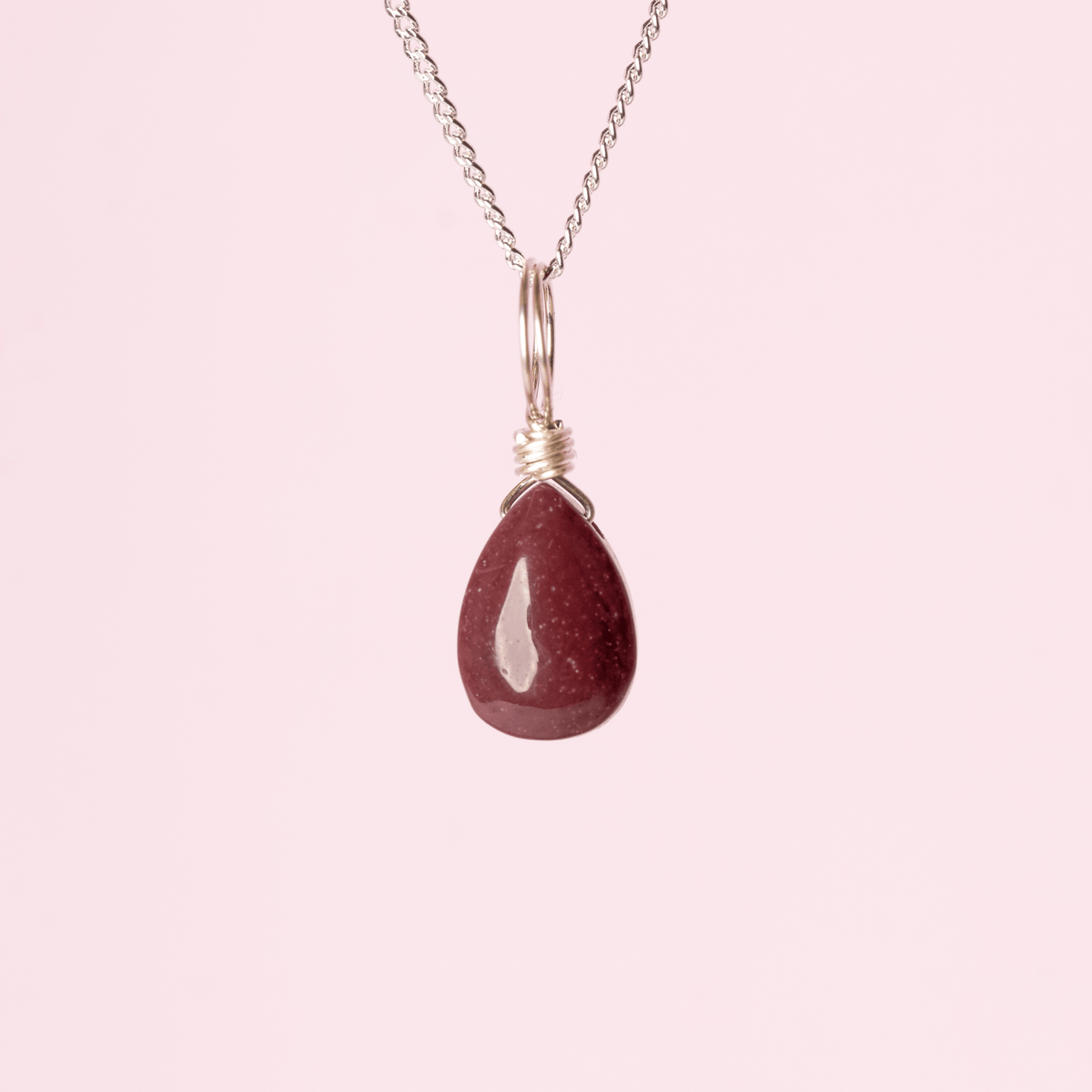 Mookaite Jasper for Procrastination - Crystal Charm