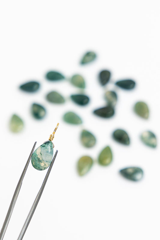 Moss Agate Droplet