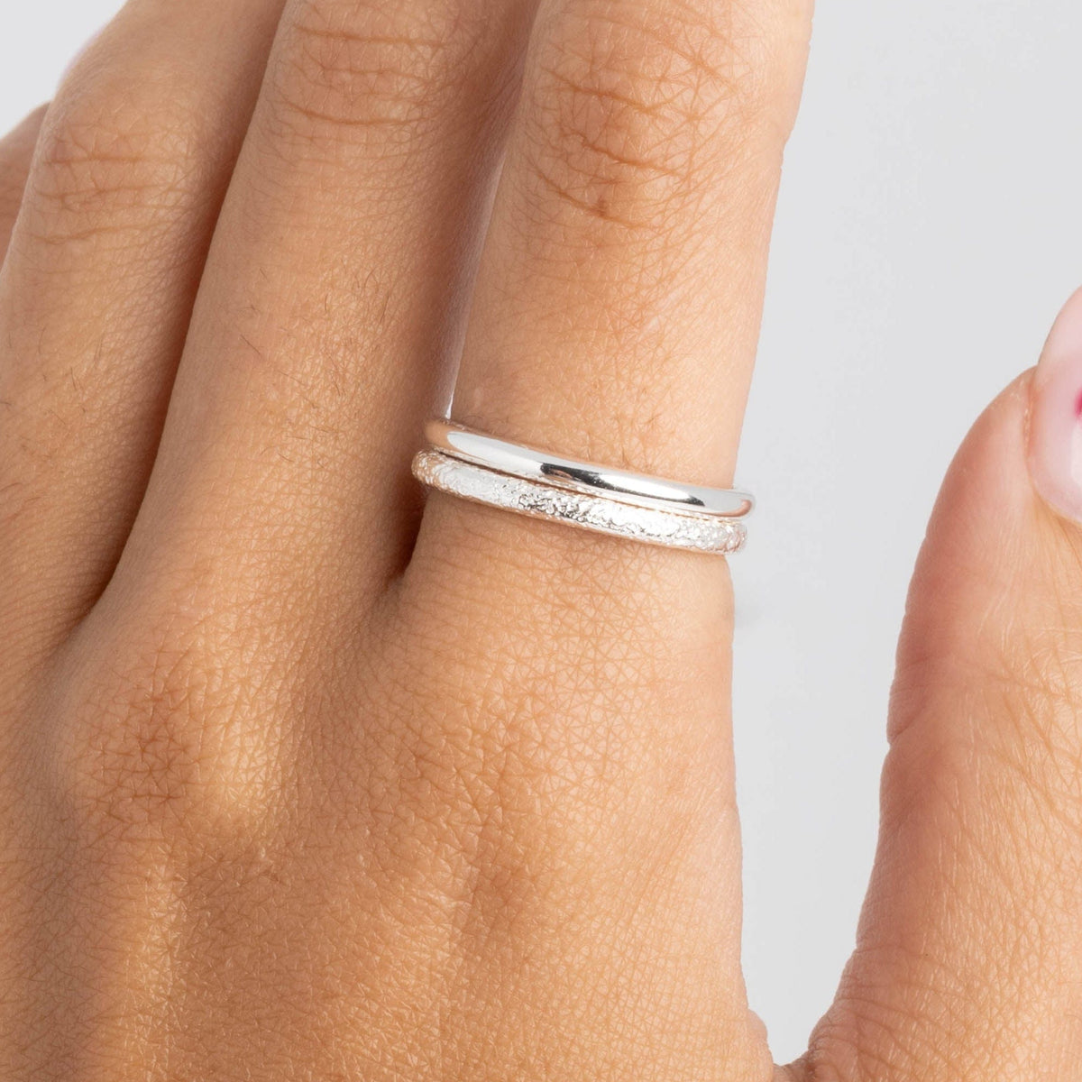 Simple Band Ring - Crushed