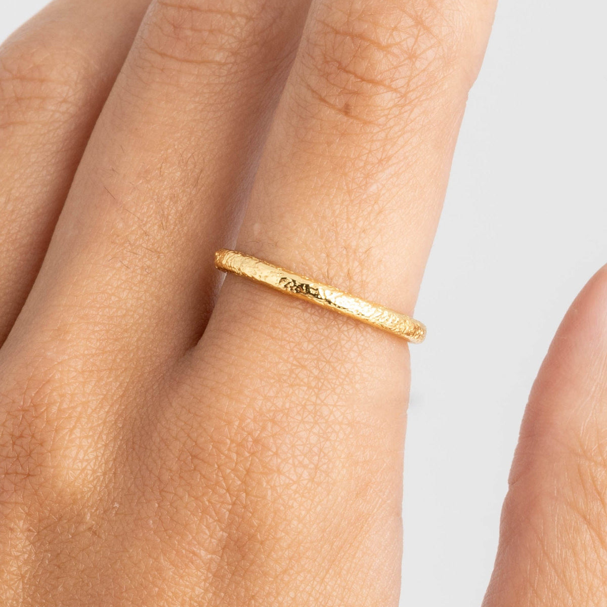 Simple Band Ring - Crushed