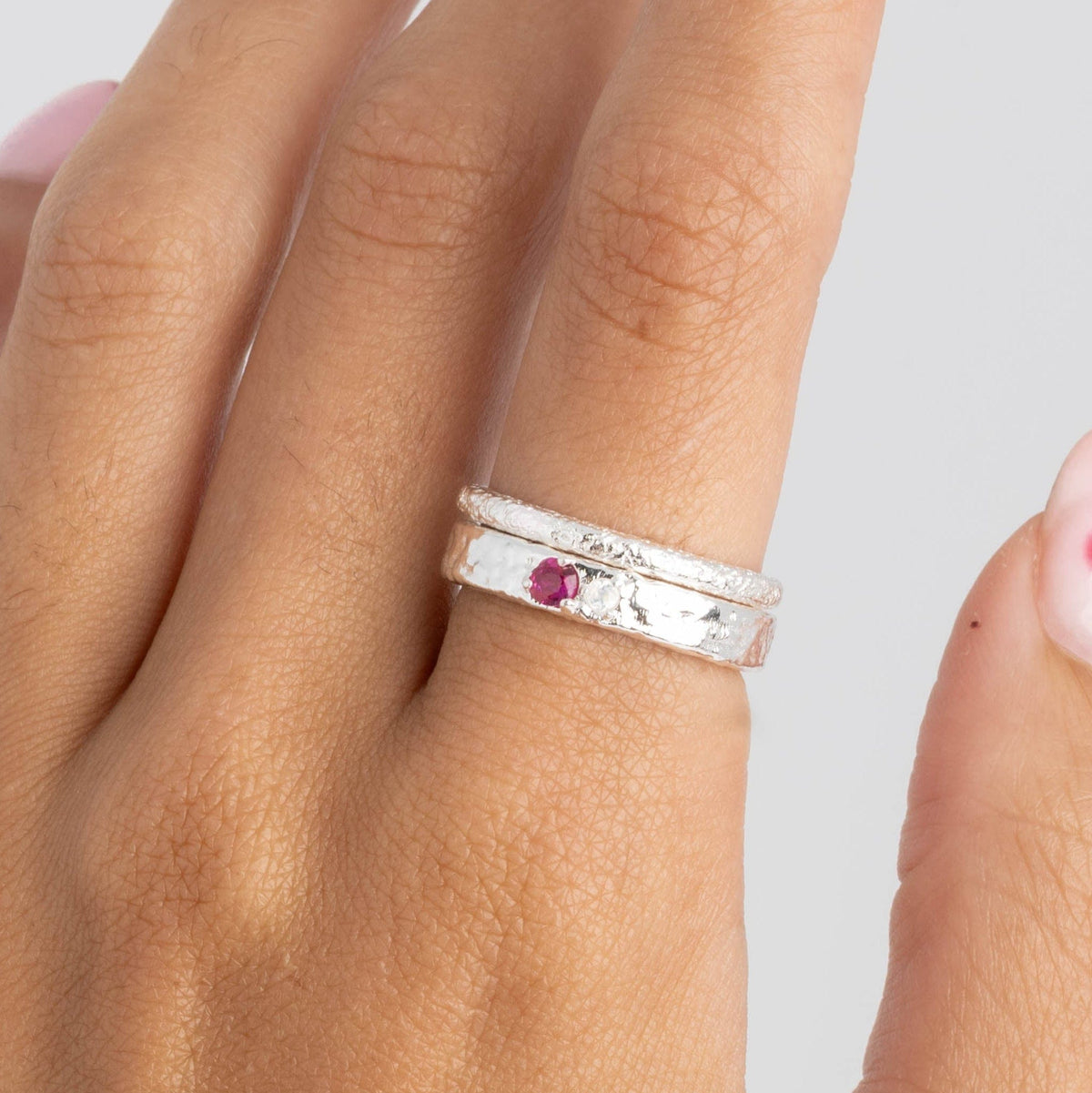 Simple Band Ring - Crushed