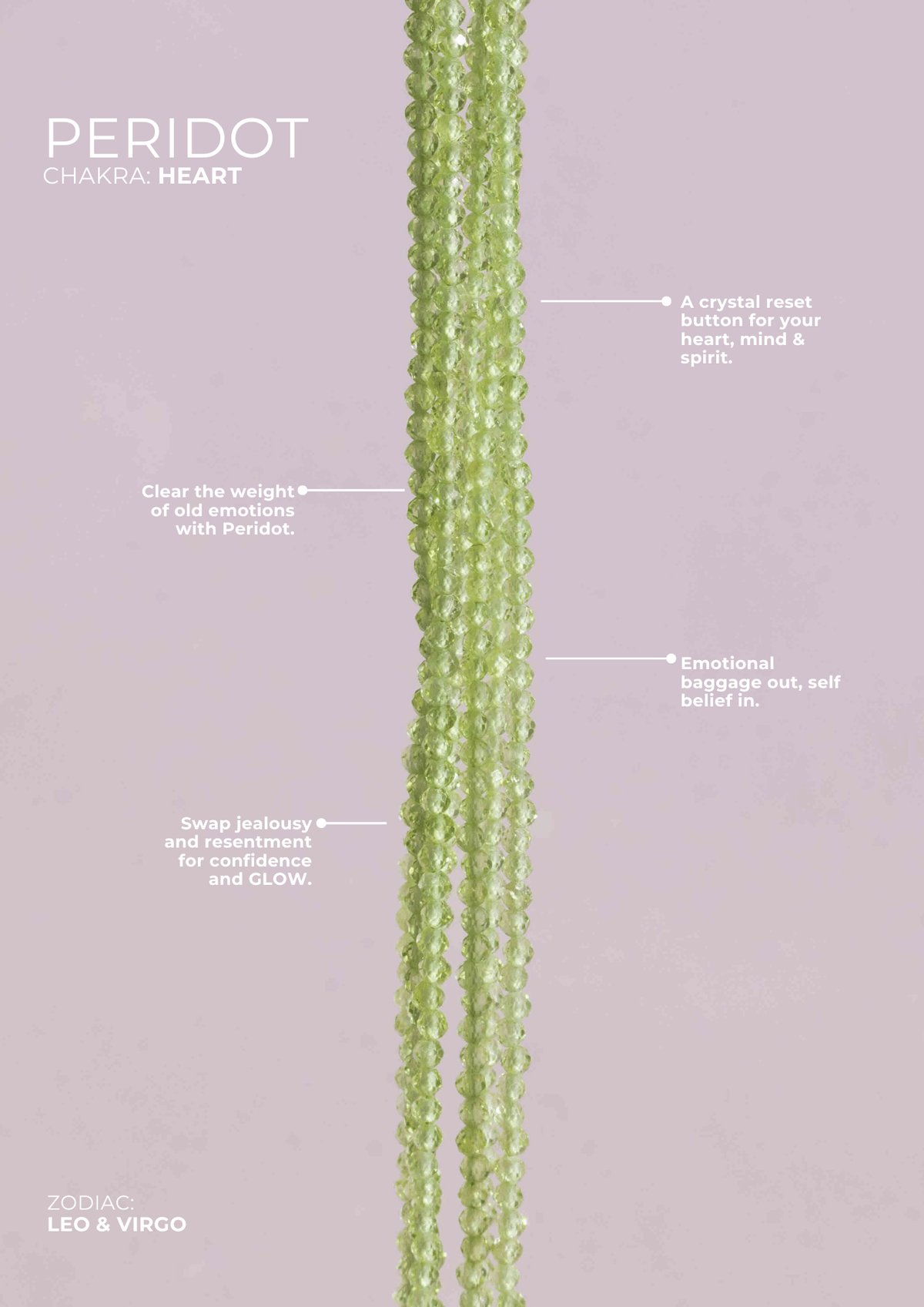 Lucky Girl Era Bundle: Citrine + Peridot Necklace (Abundance)