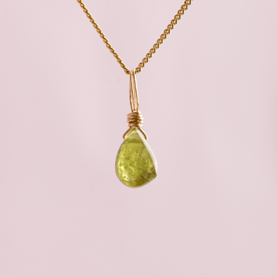 Peridot to Attract Abundance - Crystal Charm