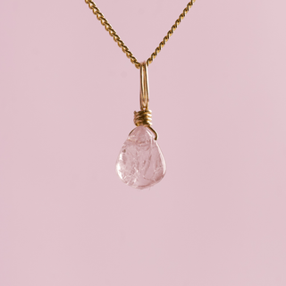 Pink Spinel for Strength - Crystal Charm
