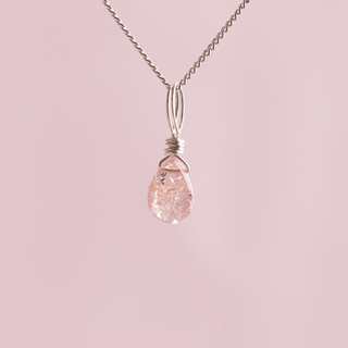 Pink Spinel for Strength - Crystal Charm