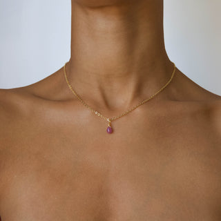 Ruby Droplets - Rose Gold
