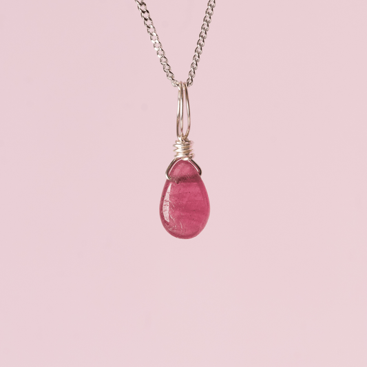 Ruby for desire & magnetic energy - Crystal Charm