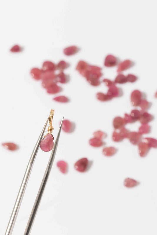 Ruby Droplet - July Birthstone