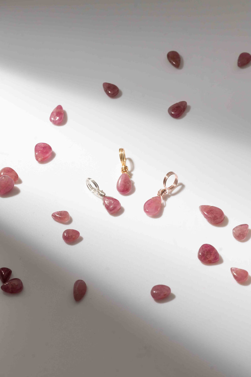 Ruby Droplet - July Birthstone