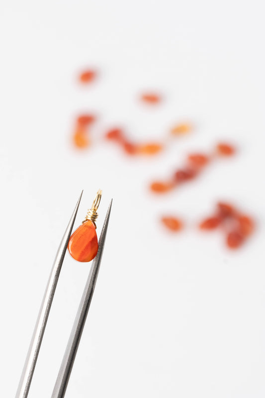 Carnelian Droplet