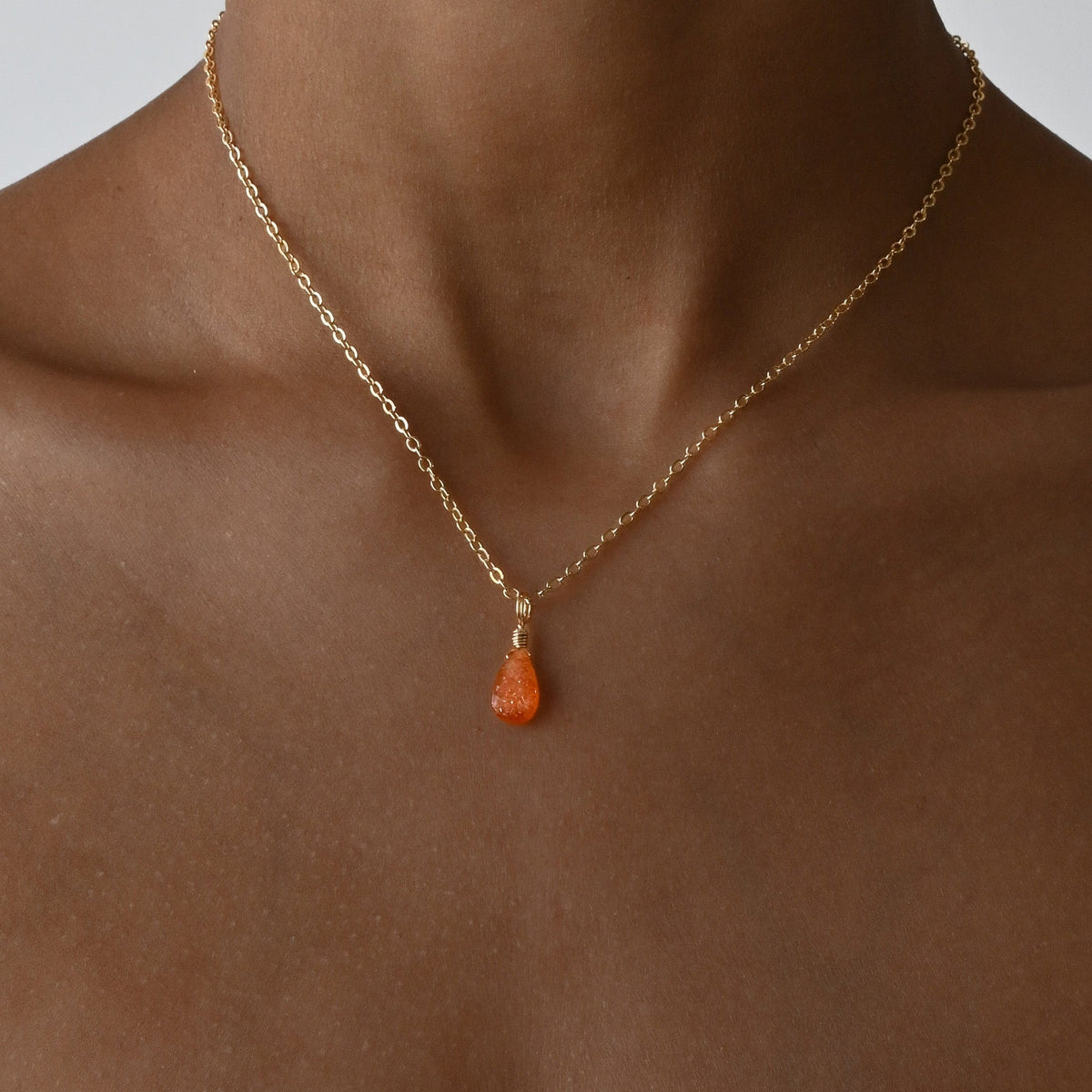 Sunstone for Empowered Energy - Crystal Charm