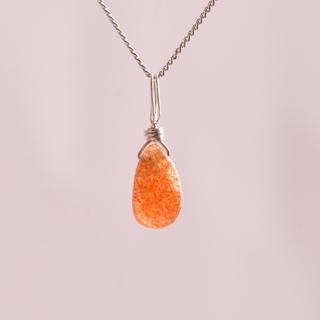 Sunstone for Empowered Energy - Crystal Charm