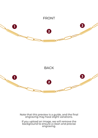 Engraved Bar Necklace