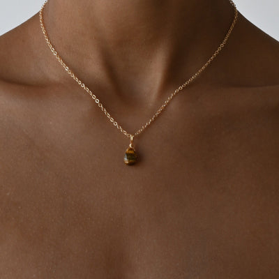 Tigers Eye for Courage - Crystal Charm