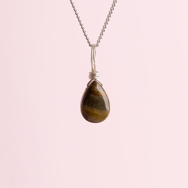 Tigers Eye for Courage - Crystal Charm