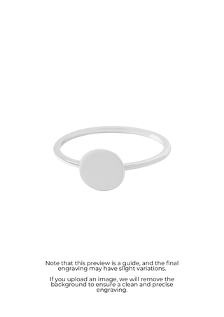 Amity Round Ring - Engravable