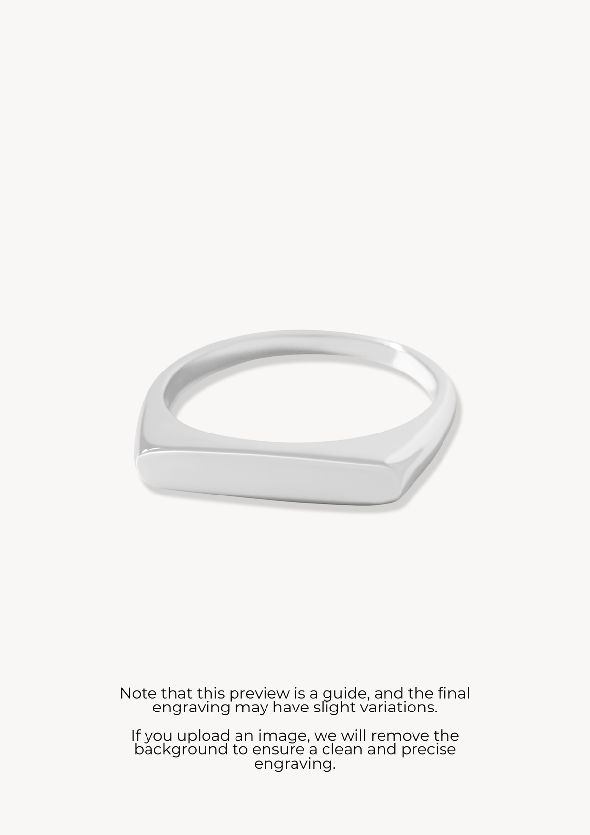 Asteria Bar Ring - Engravable