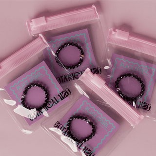 Black Spinel for Protection | Crystal Beaded Ring