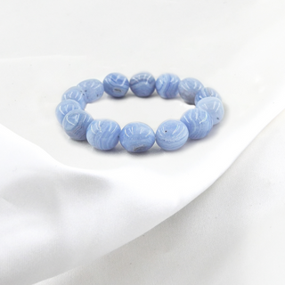 Blue Lace Agate Tumble Bracelet