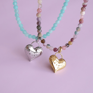 Boundaries Babe Heart Charm