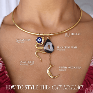 Cuff Charm Necklace