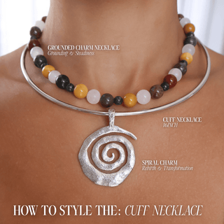 Cuff Charm Necklace