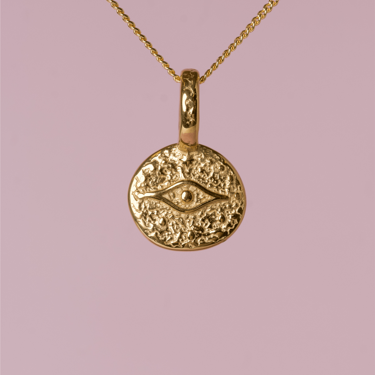 Mini Athena Evil Eye Charm