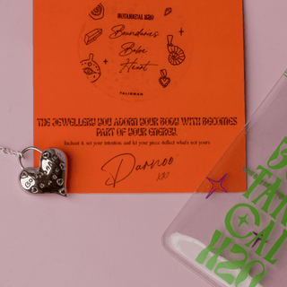 Boundaries Babe Heart Charm
