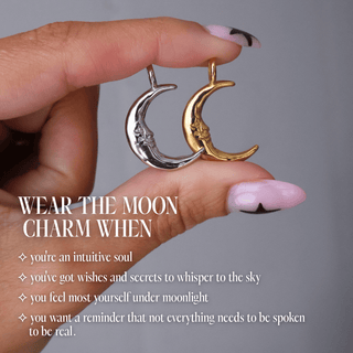 Moon Charm | Whimsy Crescent Moon