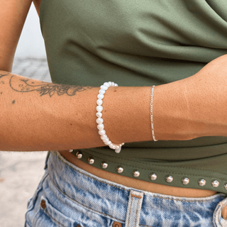 Pearl Charm Bracelet