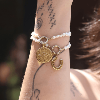Pearl Charm Bracelet