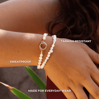 Pearl Charm Bracelet