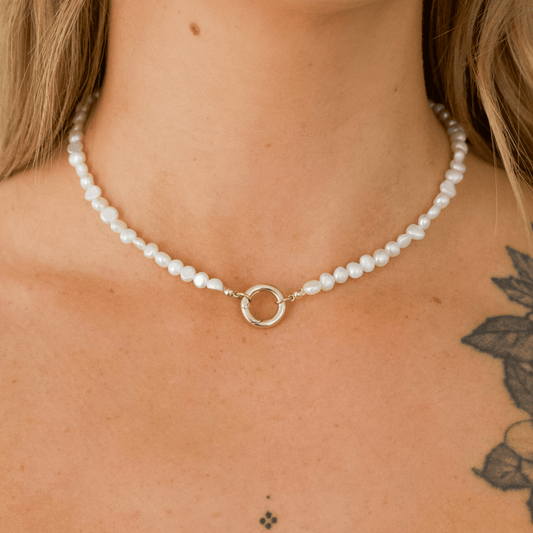 Pearl Charm Necklace