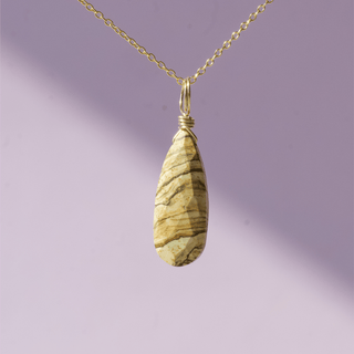 Large Picture Jasper for Stability - Crystal Charm