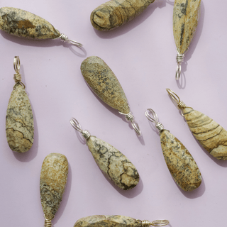 Large Picture Jasper for Stability - Crystal Charm