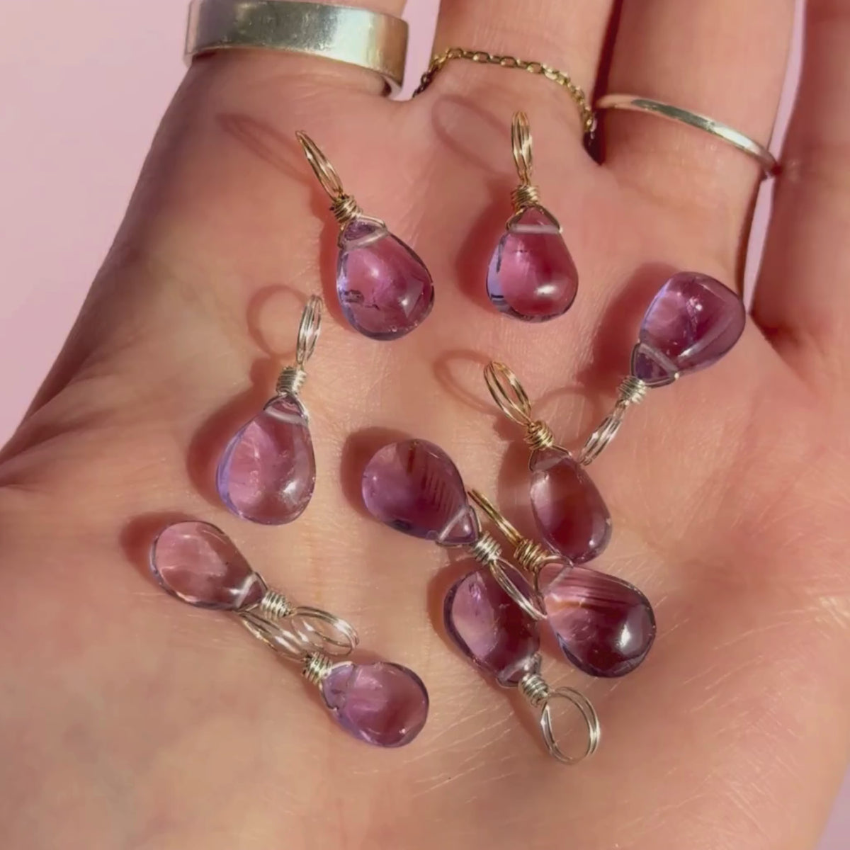 Ametrine for Balance - Crystal Charm
