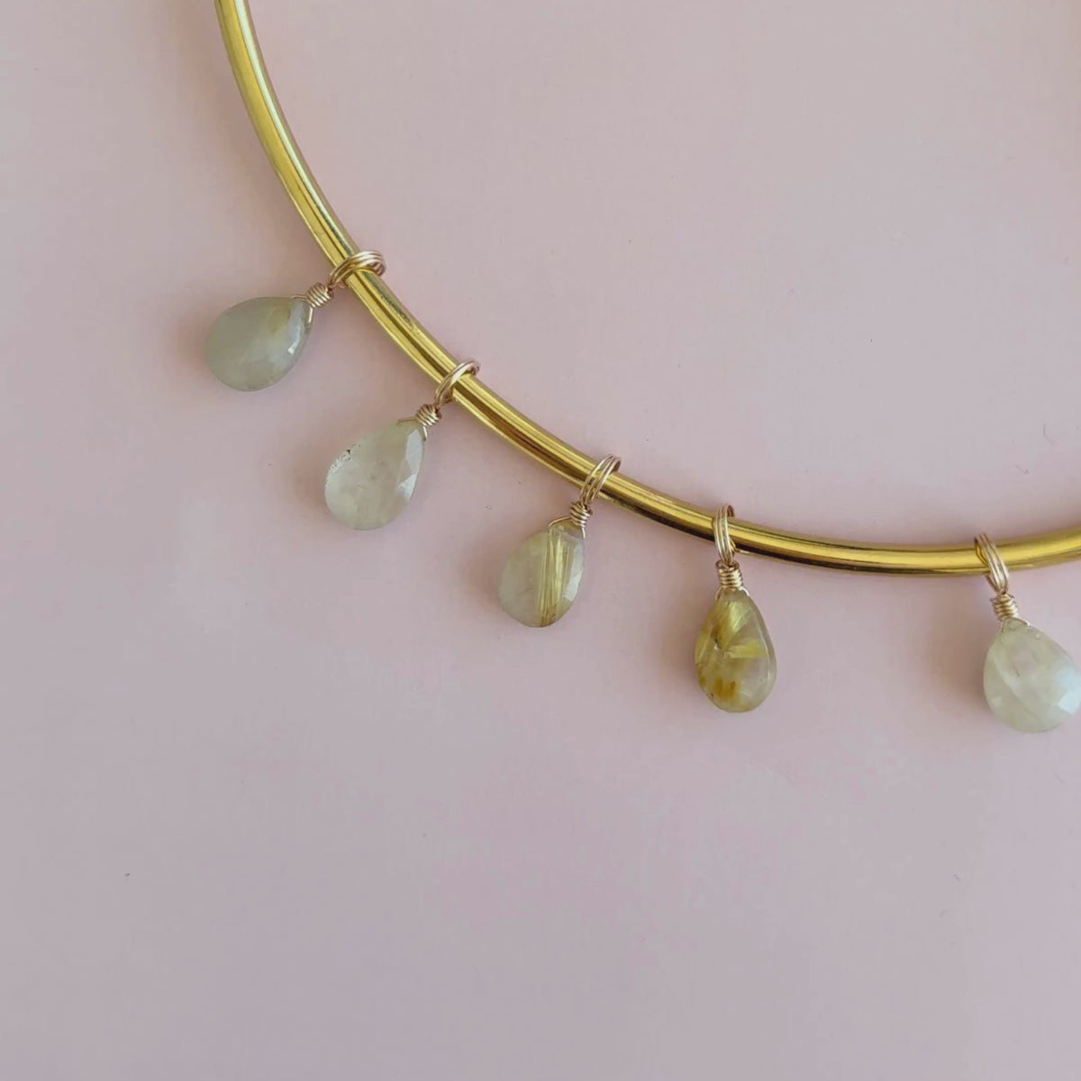 Rutilated Quartz for Amplifying - Crystal Charm
