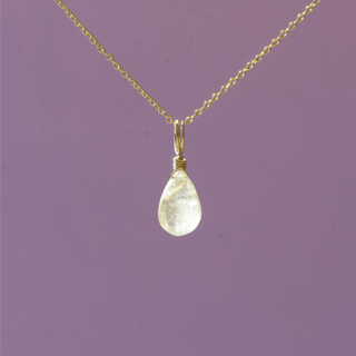 Rutilated Quartz for Amplifying - Crystal Charm