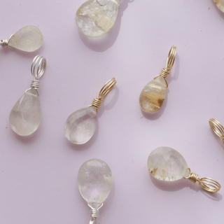 Rutilated Quartz for Amplifying - Crystal Charm