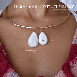 Solar Quartz for Renewal - Crystal Charm
